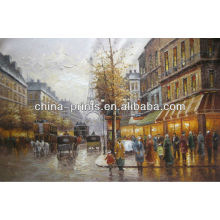 Paris Streetscape Paintings On Canvas